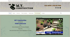 Desktop Screenshot of myconstructioninc.com